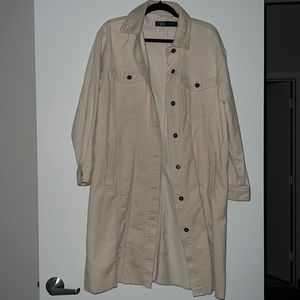 Like New Corduroy Trench Shacket